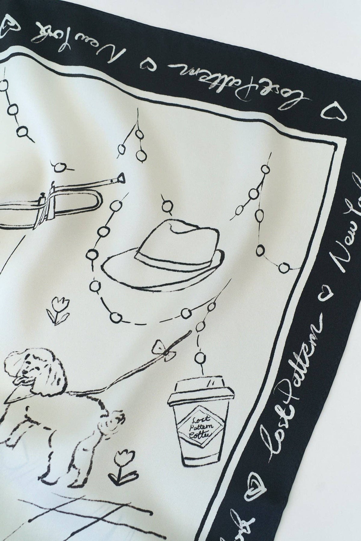 New York in Sketches — Silk Scarf | 100% Mulberry Silk
