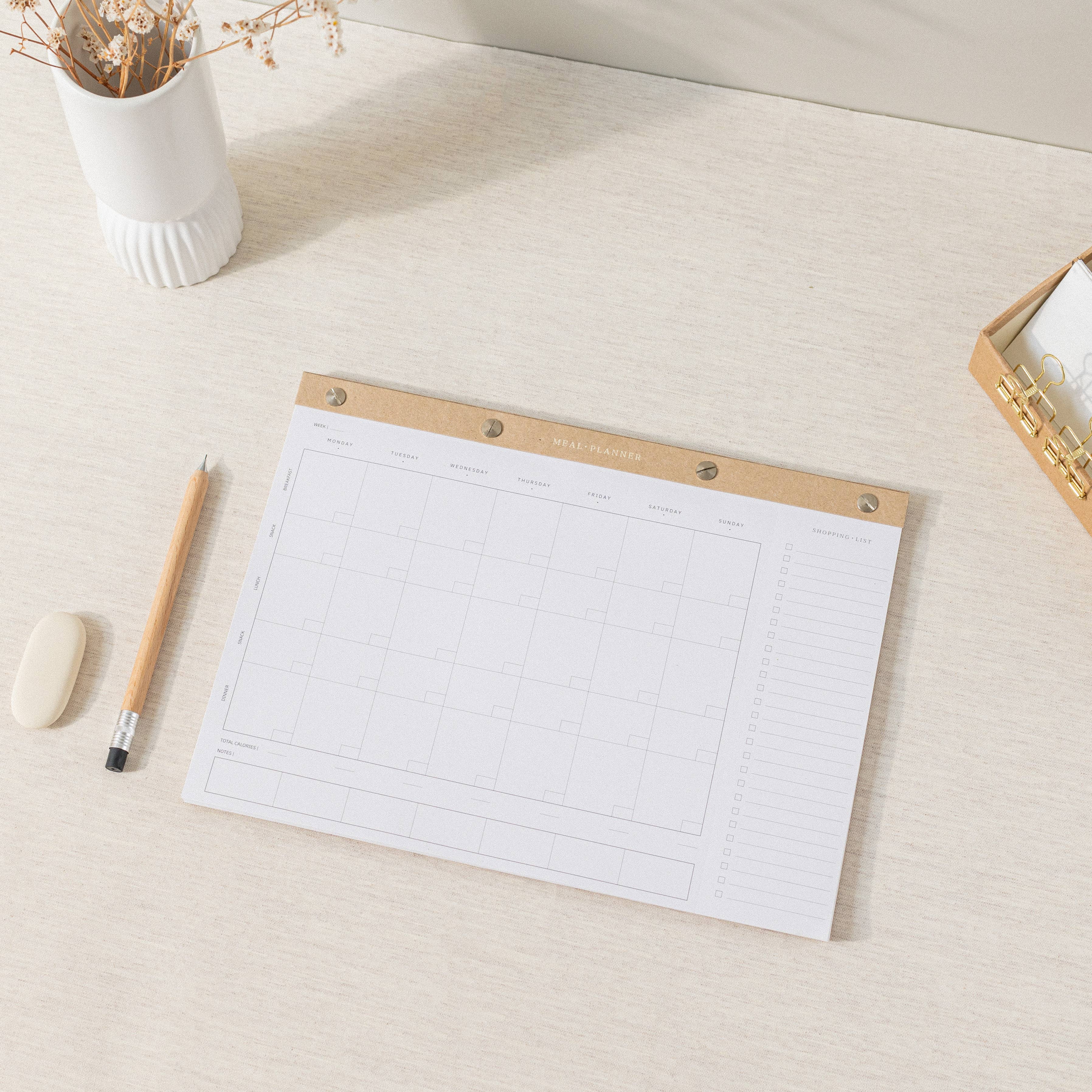 Meal Planner — A4 | 52 Sheets