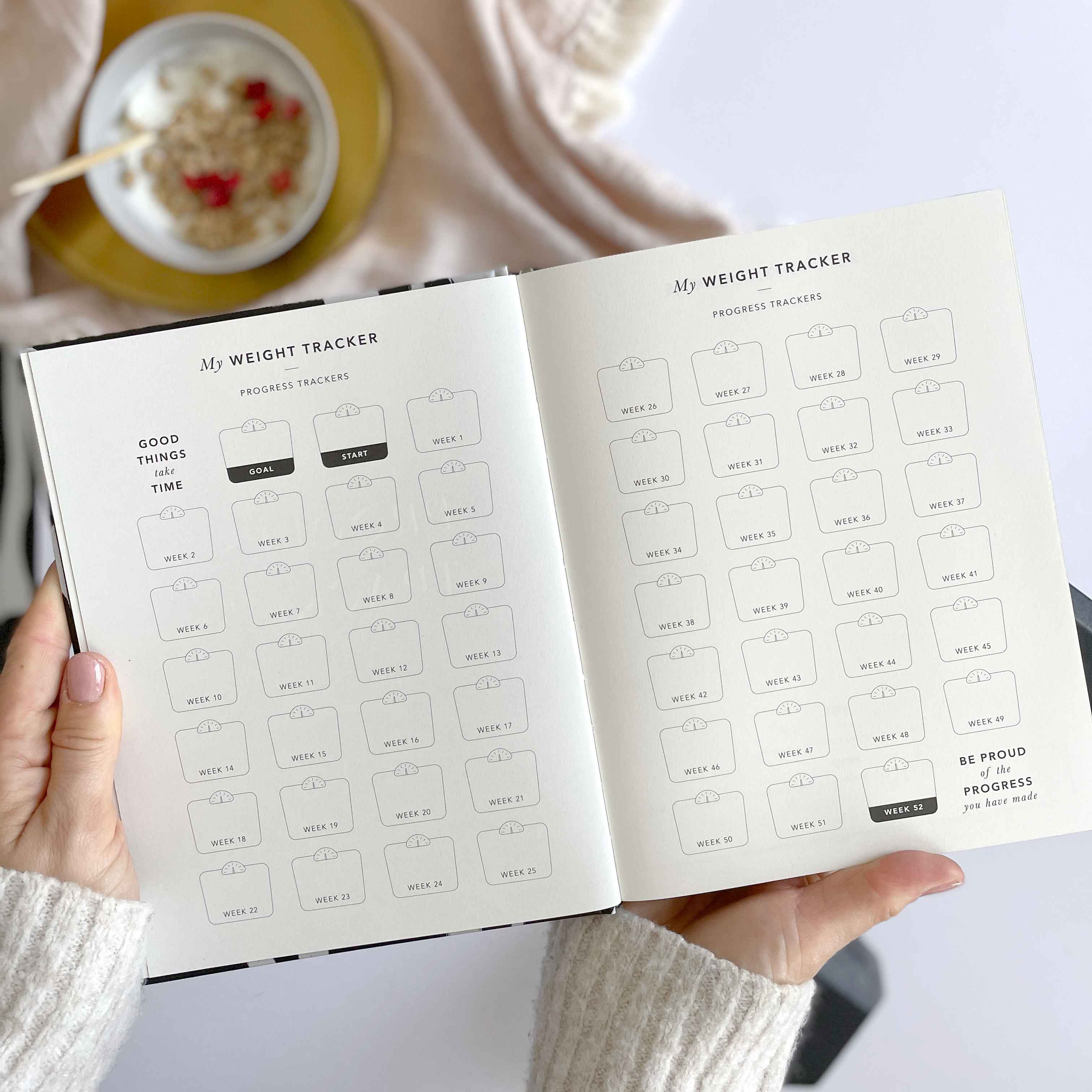 My Daily Fitness Planner — Workout & Meal Planning | Black