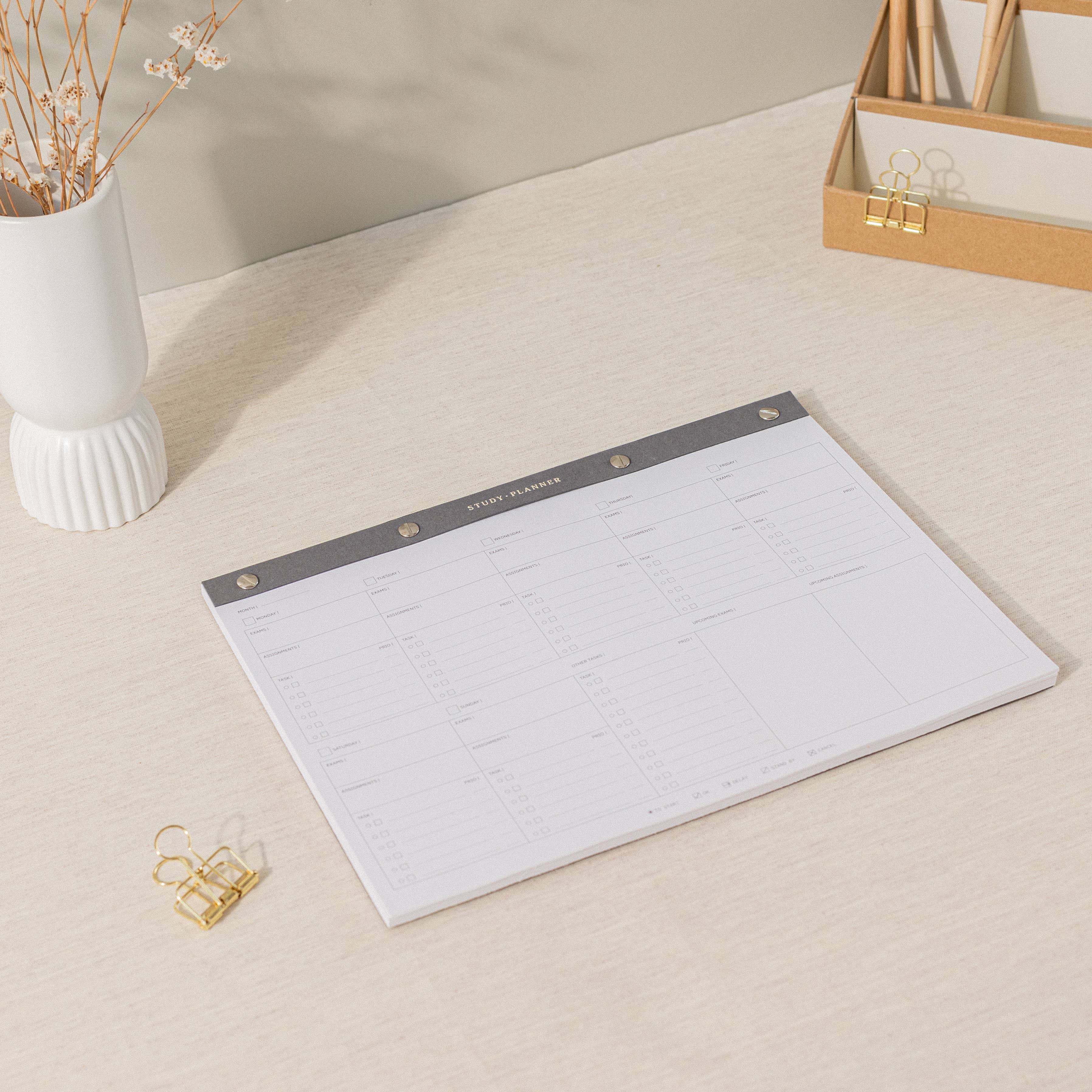 Study Planner — A4 | 52 Sheets