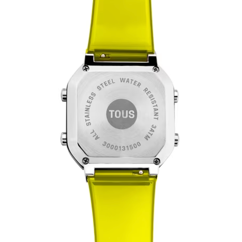 Reloj TOUS digital D-BEAR Fresh amarillo