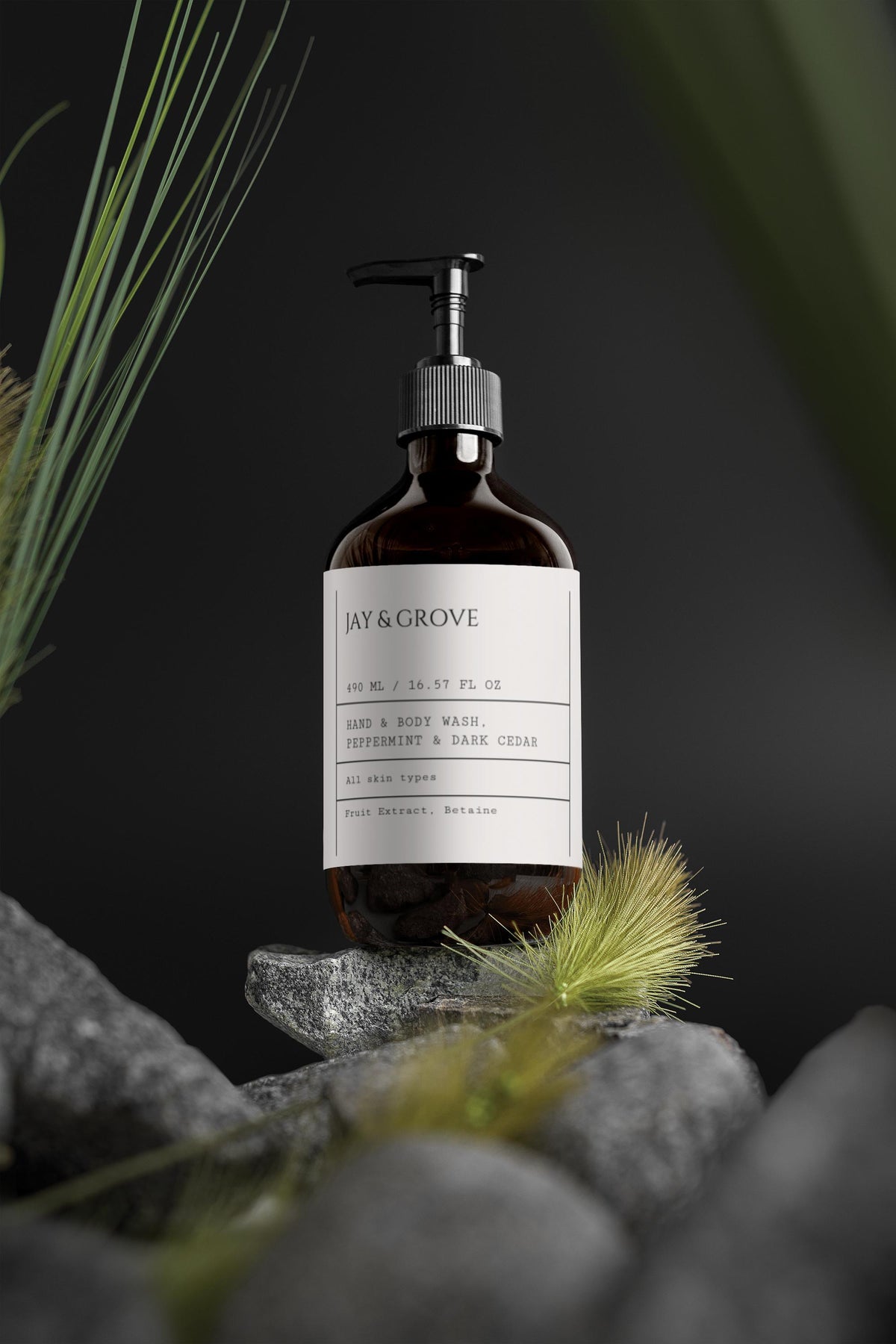 Hand & Body Wash — Peppermint & Dark Cedar | JG