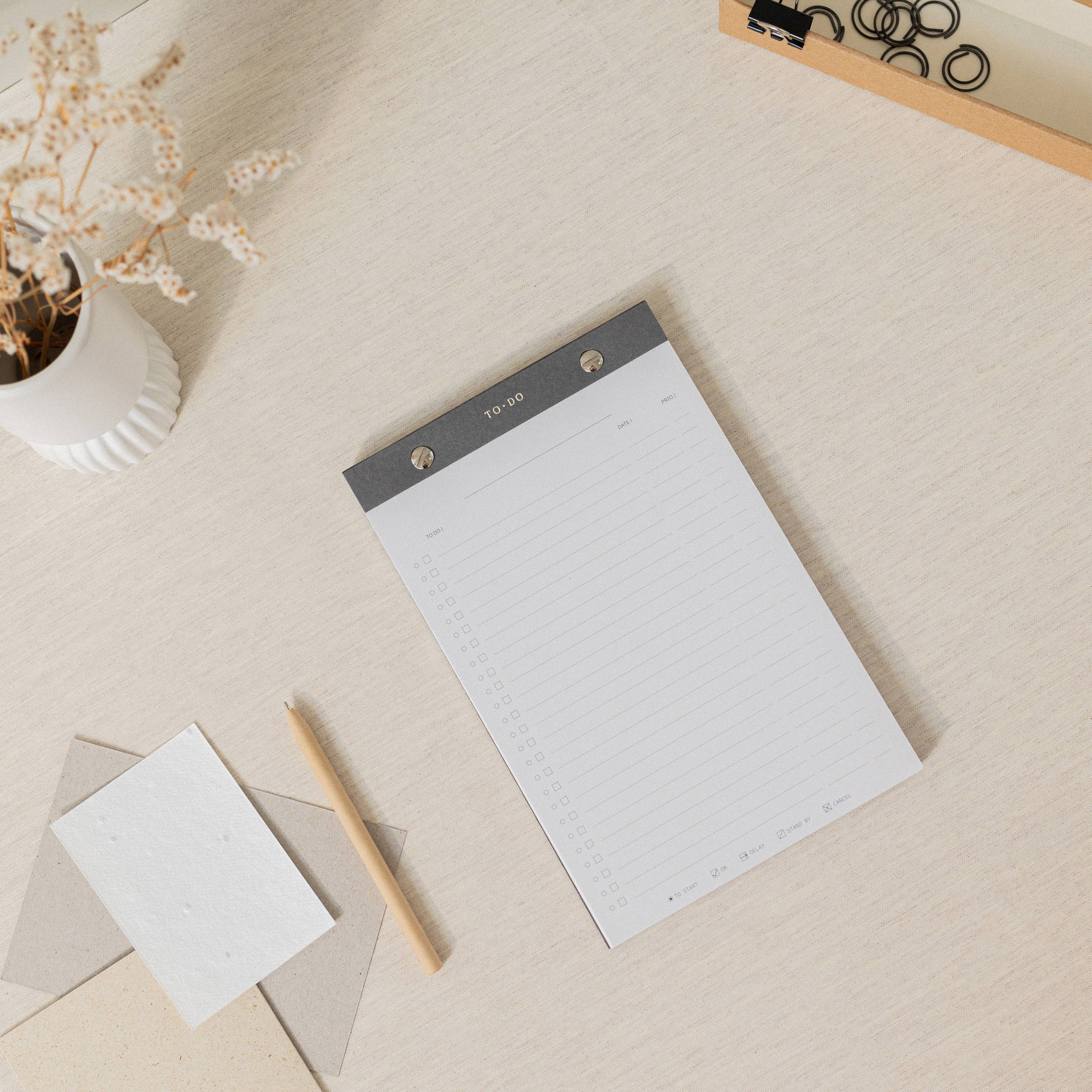 To-Do Desk Pad — A5 | 60 Sheets
