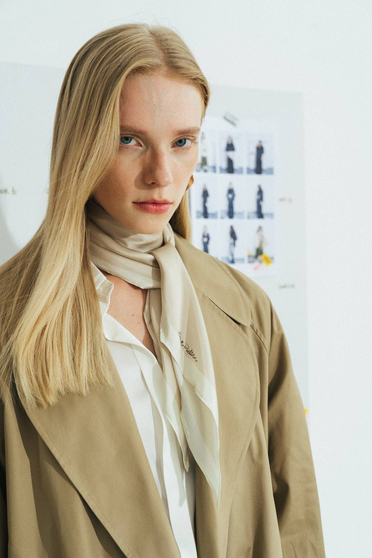 Satin Silk Neck Scarf — 100% Silk