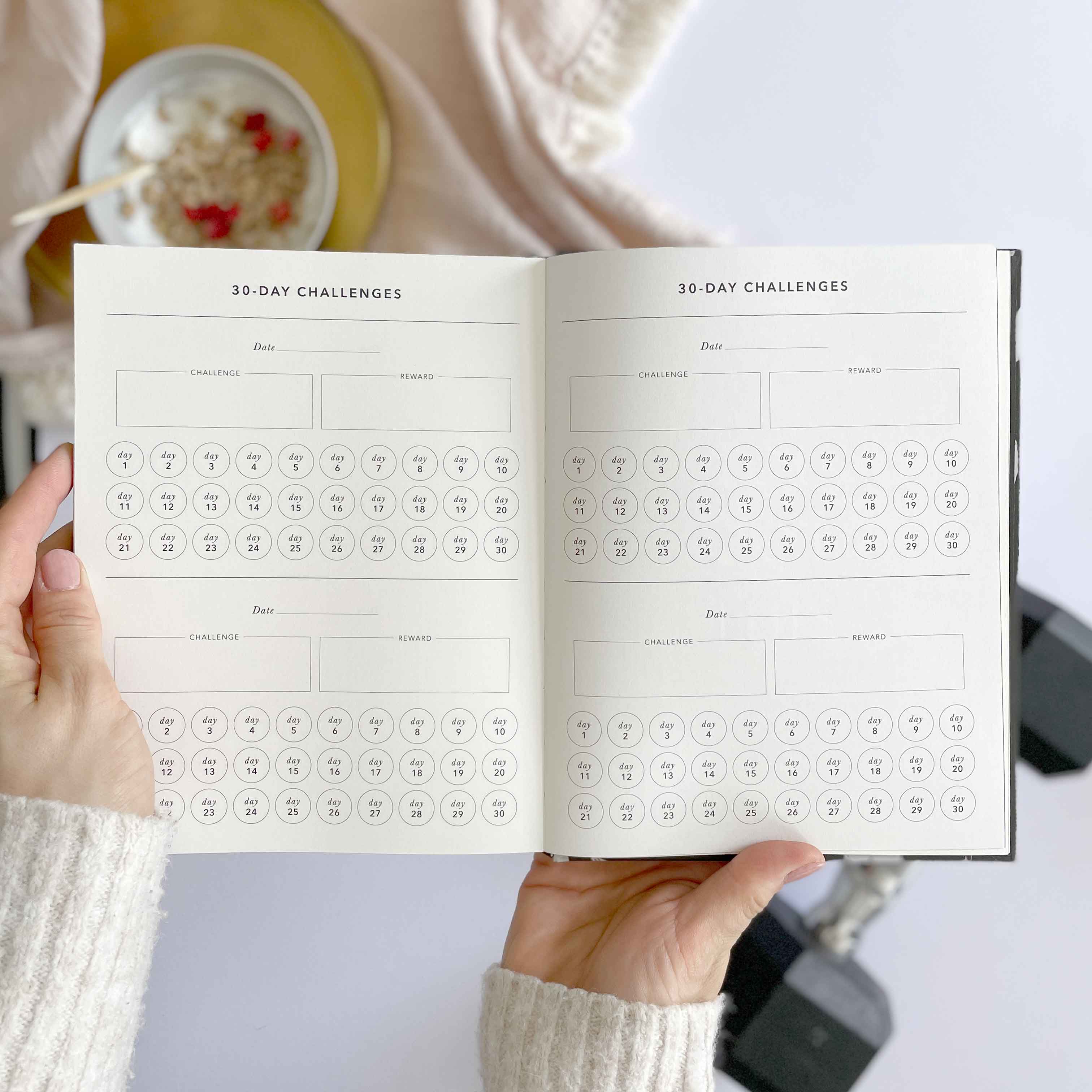 My Daily Fitness Planner — Workout & Meal Planning | Black