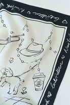 New York in Sketches — Silk Scarf | 100% Mulberry Silk