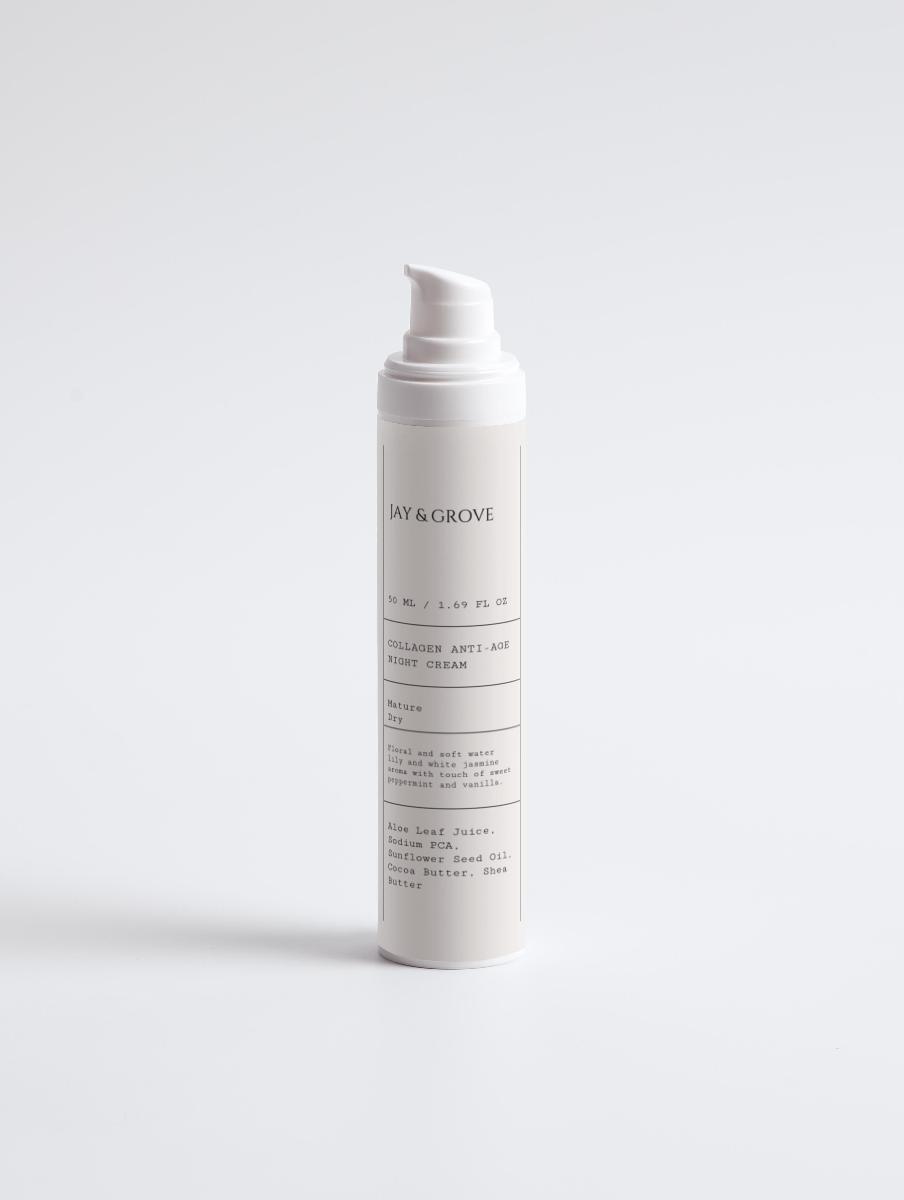 Collagen Anti-Age Night Cream — Overnight Renewal & Deep Hydration | JG