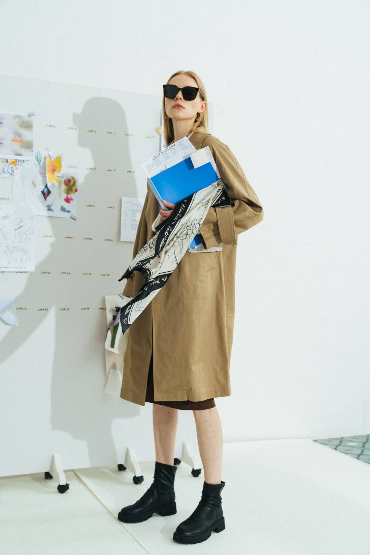 New York in Sketches — Silk Scarf | 100% Mulberry Silk