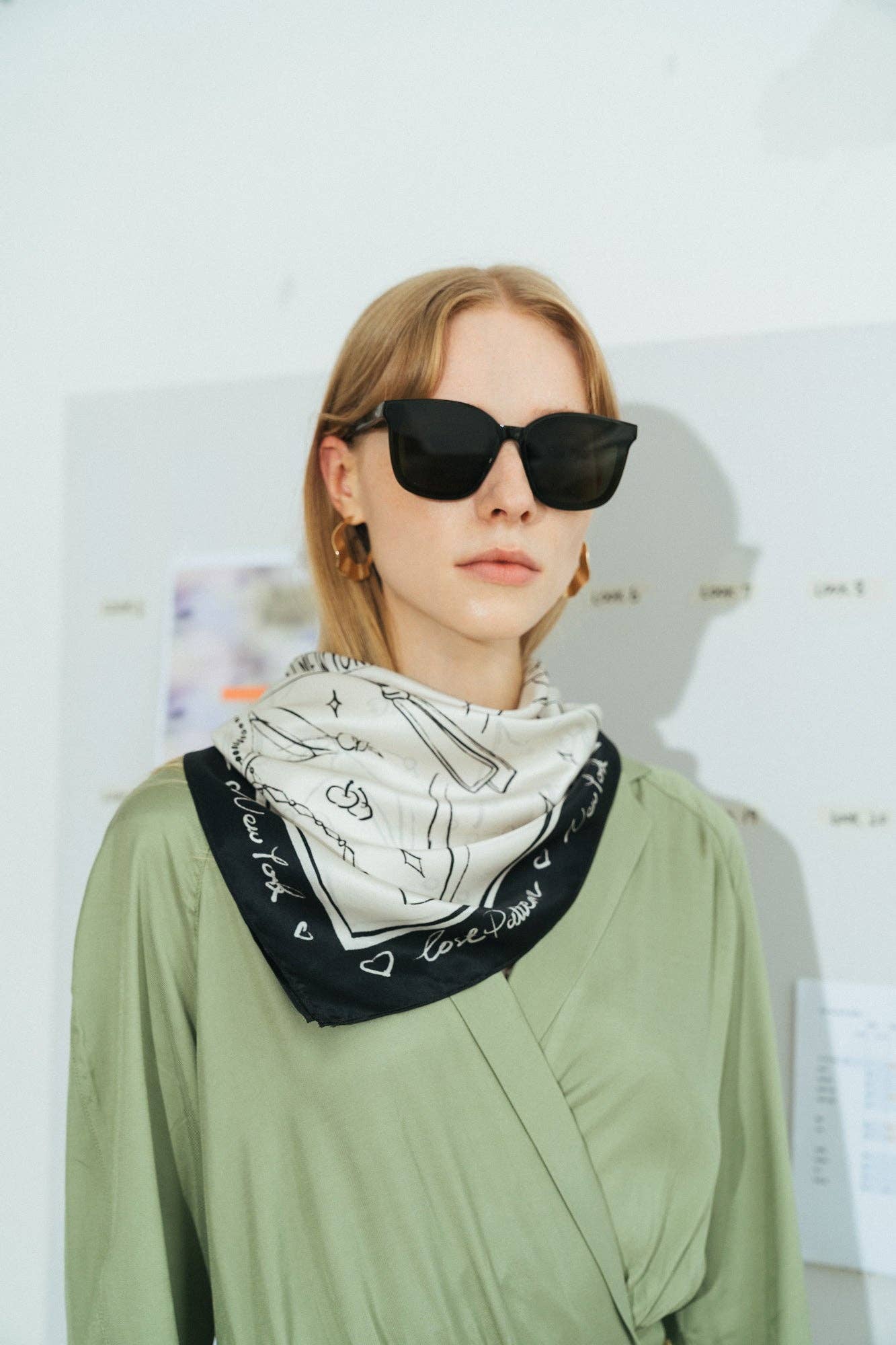 New York in Sketches — Silk Scarf | 100% Mulberry Silk