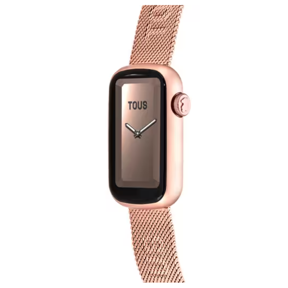 Reloj TOUS smartwatch T-Band Mesh rosado