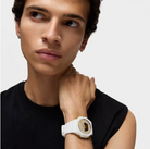 Reloj TOUS analógico/digital de acero IPG dorado con brazalete de nylon blanco Bet - loft in SoHo