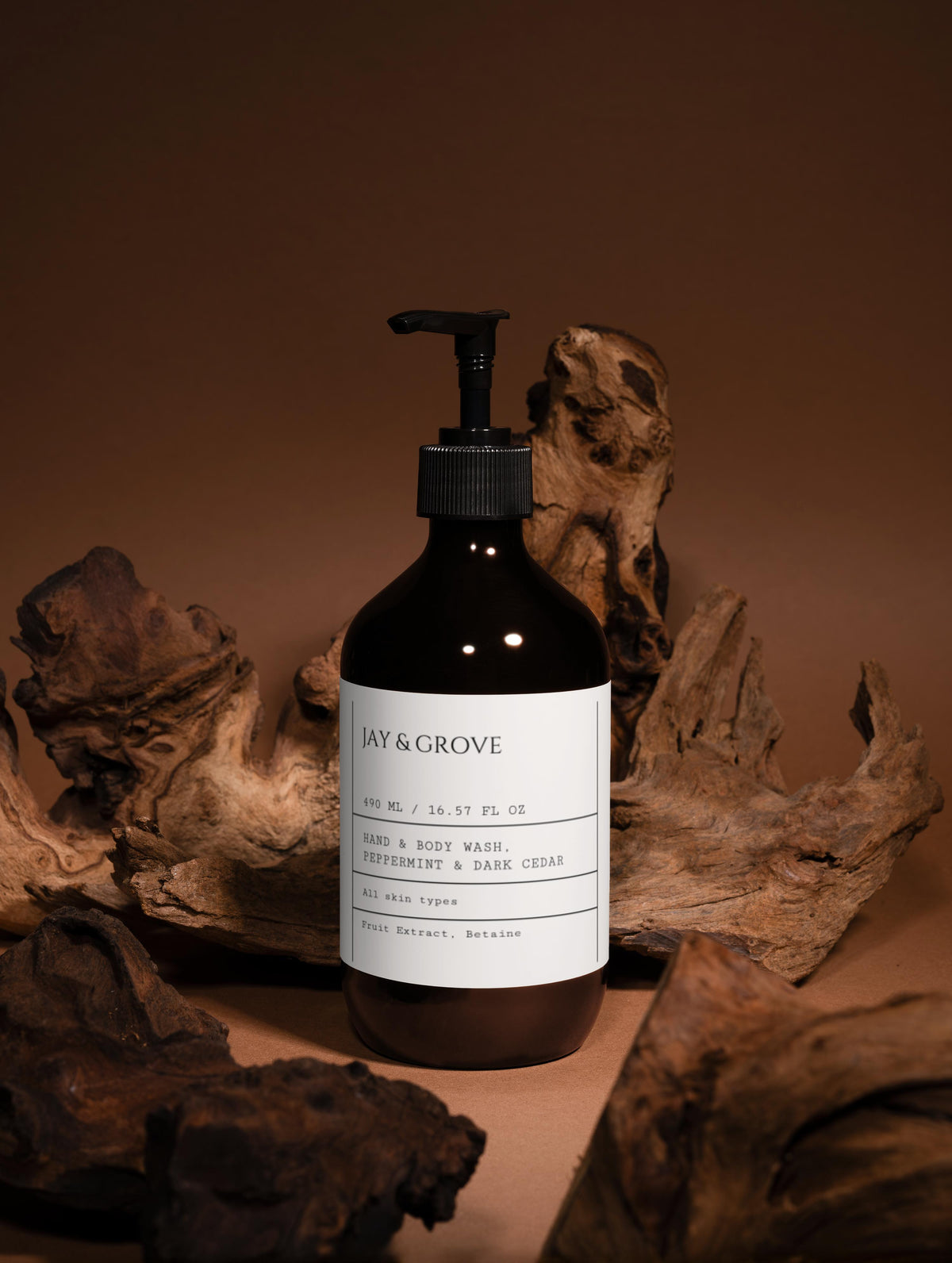 Hand & Body Wash — Peppermint & Dark Cedar | JG