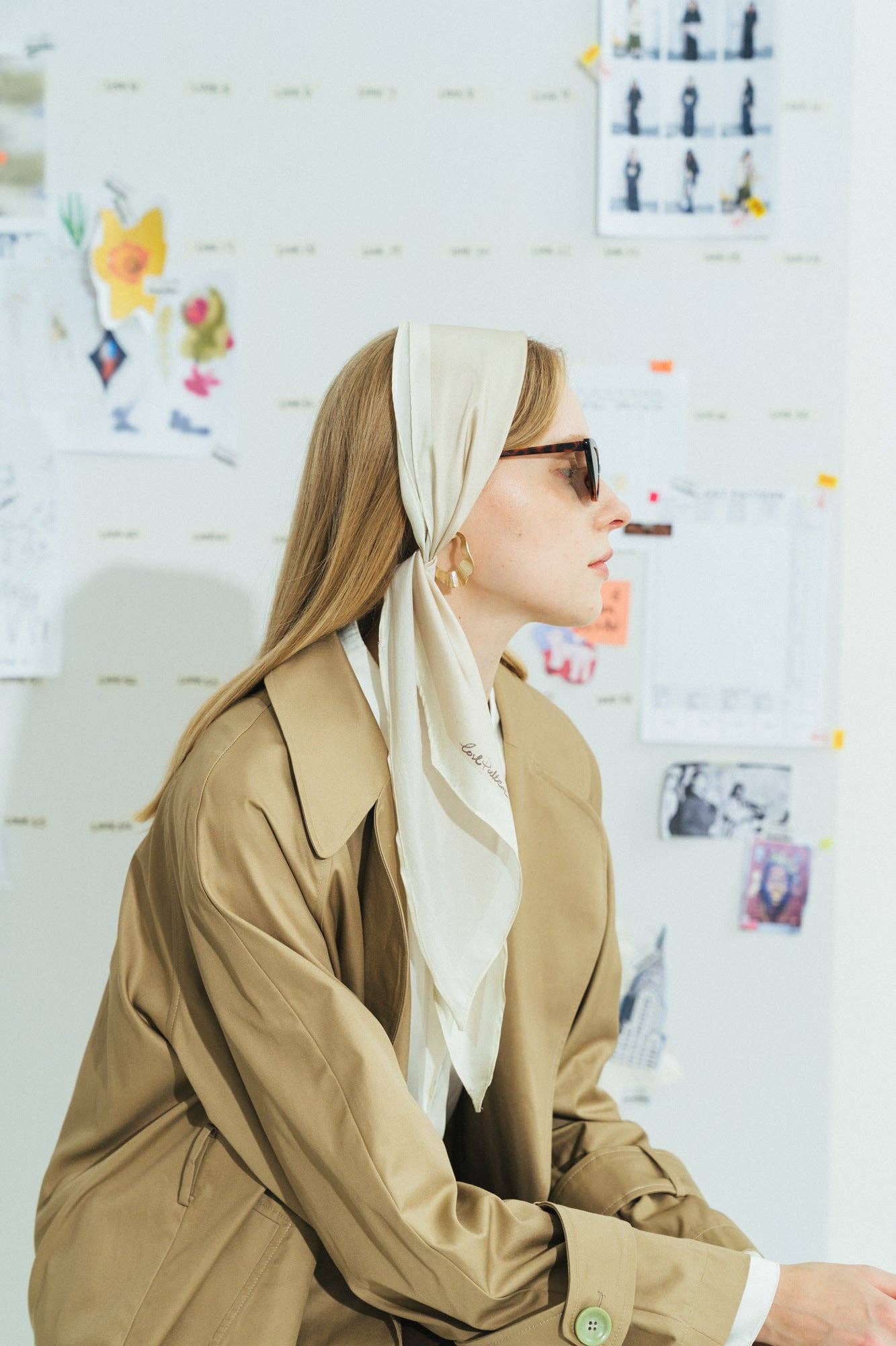 Satin Silk Neck Scarf — 100% Silk