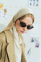 Satin Silk Neck Scarf — 100% Silk