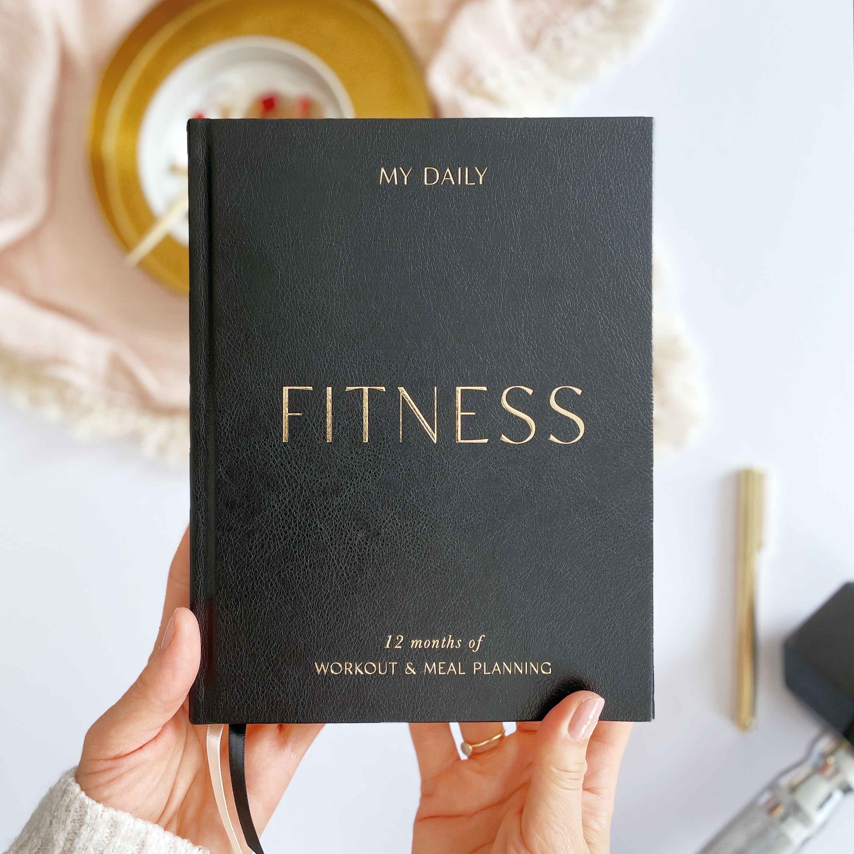 My Daily Fitness Planner — Workout & Meal Planning | Black