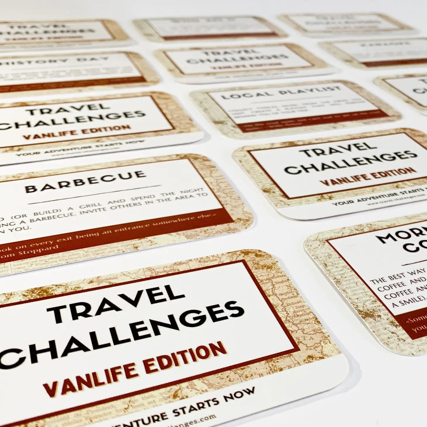 Juego de cartas, Travel Challenges Vanlife Edition