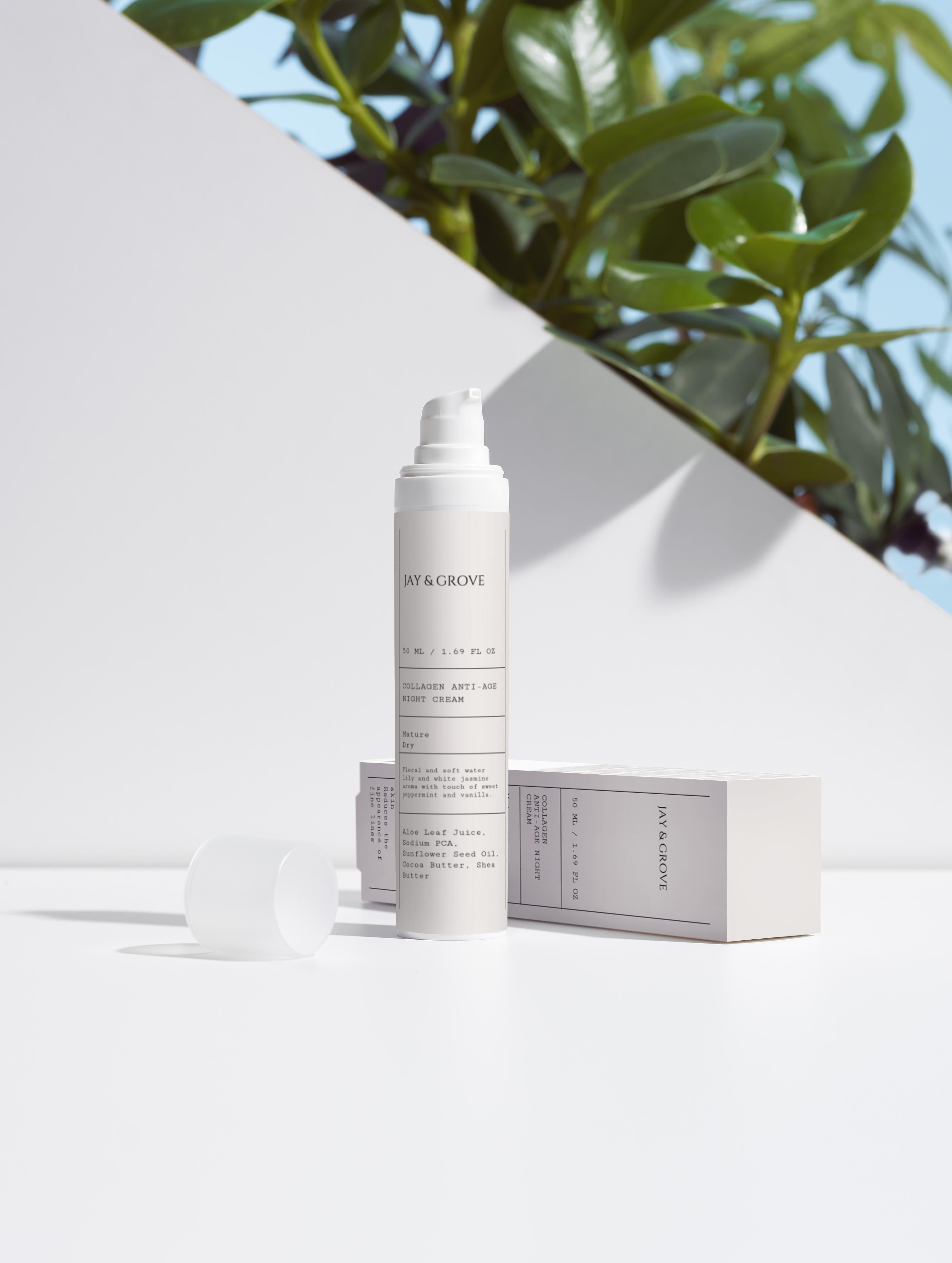 Collagen Anti-Age Night Cream — Overnight Renewal & Deep Hydration | JG