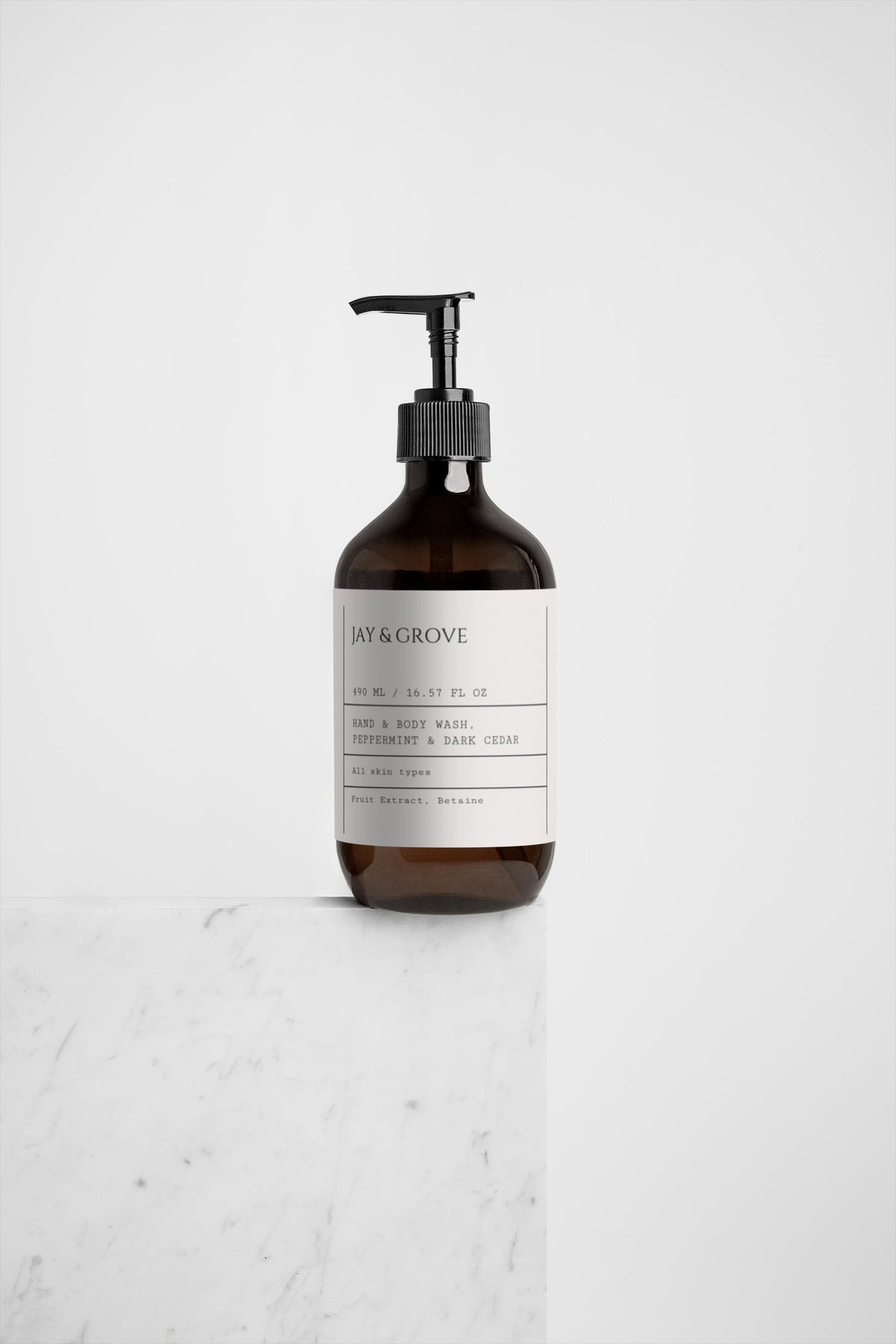 Hand & Body Wash — Peppermint & Dark Cedar | JG