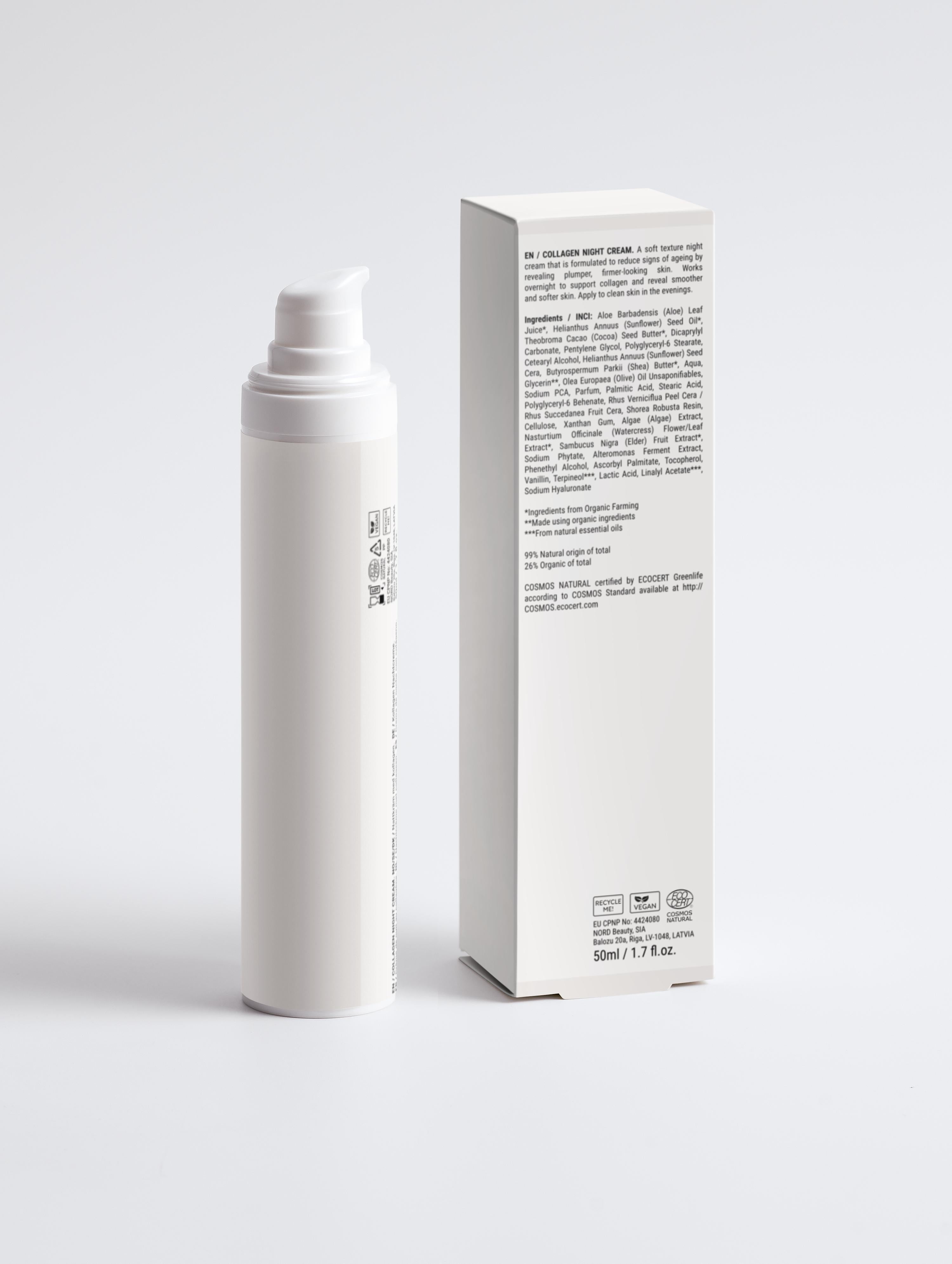 Collagen Anti-Age Night Cream — Overnight Renewal & Deep Hydration | JG